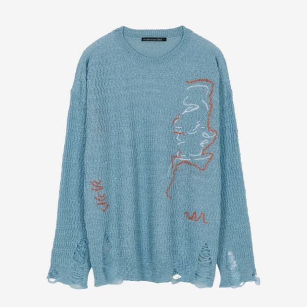 앤더슨벨 니트 스웨터