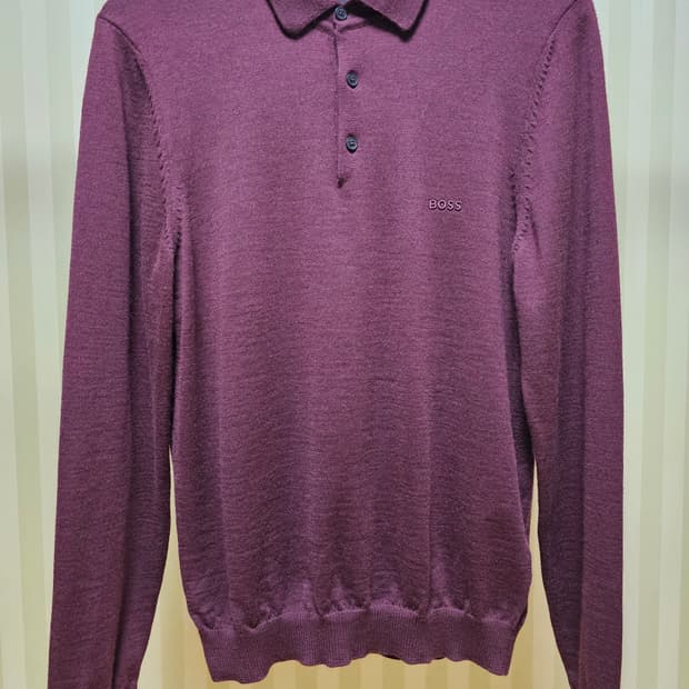 휴고보스 니트 메리노울 S