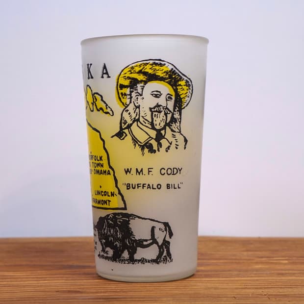 빈티지 소품 State Souvenir 유리컵