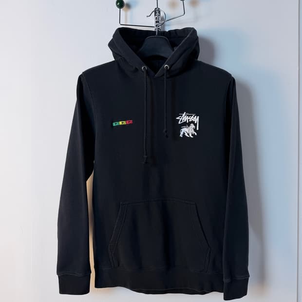 스투시 x PPP 로고 후드 