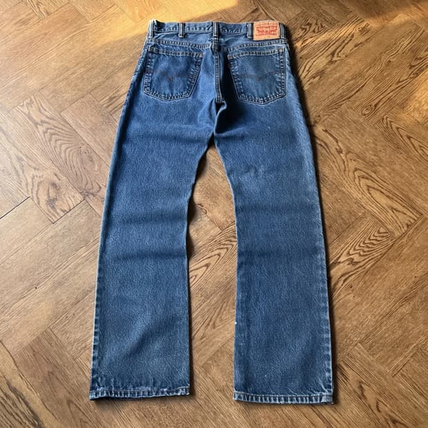 [32]리바이스 517 빈티지 워싱 플레어핏 데님 팬츠