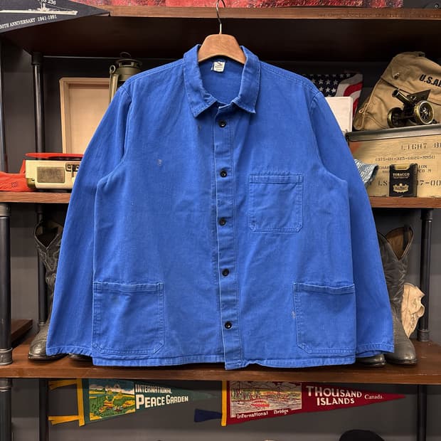 60s-70s 프렌치 워크 자켓 / 빈티지 초어 자켓 워크 웨어 N798