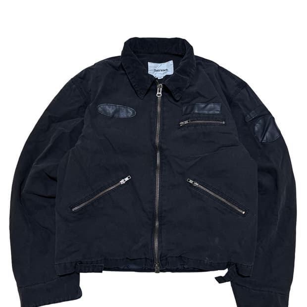 토니웩 코듀로이 블랙 워크자켓