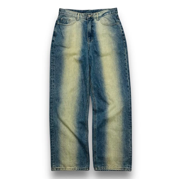 Signature Mid 브러쉬 워시드 데님 팬츠