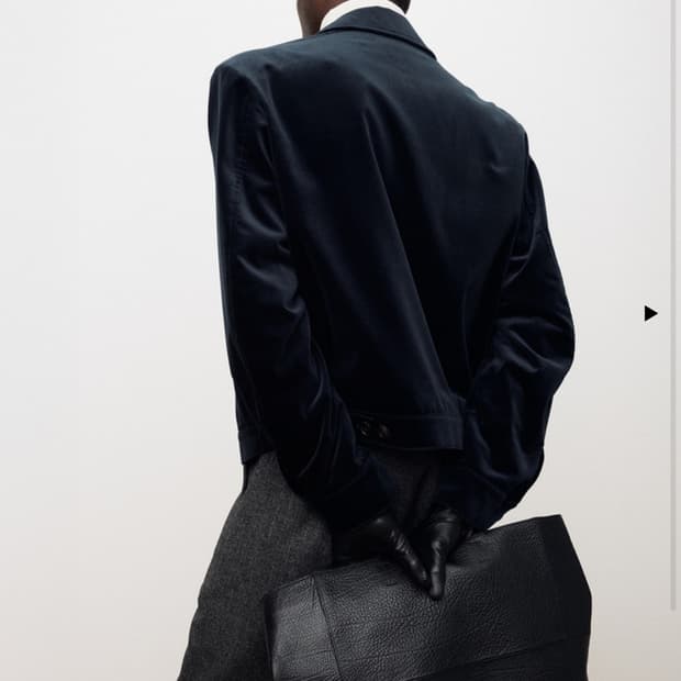 토니웩 벨벳 자켓 네이비 L