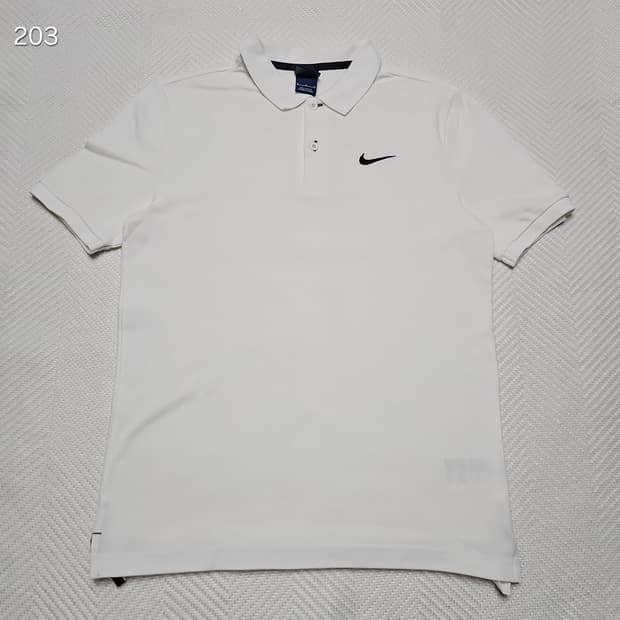 [M] 나이키 화이트 기본 로고 카라티