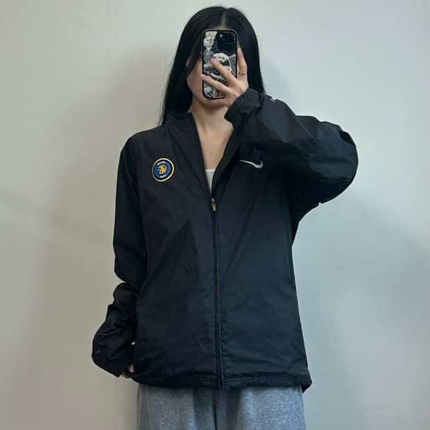 나이키 인터밀란 블랙 바람막이 자켓