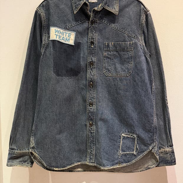 Vintage STORMY BLUE Denim Work Shirt