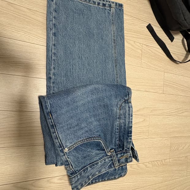 유스 와이드 데님 S ( youth wide denim pants )