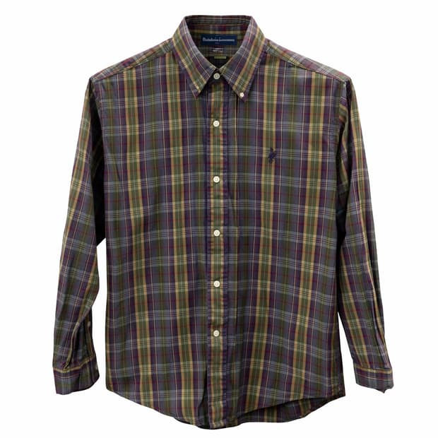 폴로 랄프로렌 클래식핏 체크 셔츠 S