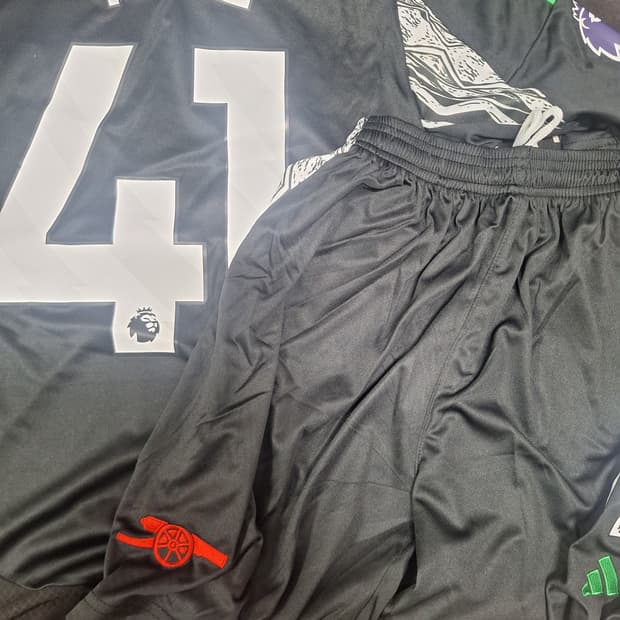 라이스 아스날2324 상하의세트 축구유니품 블록코어 oem