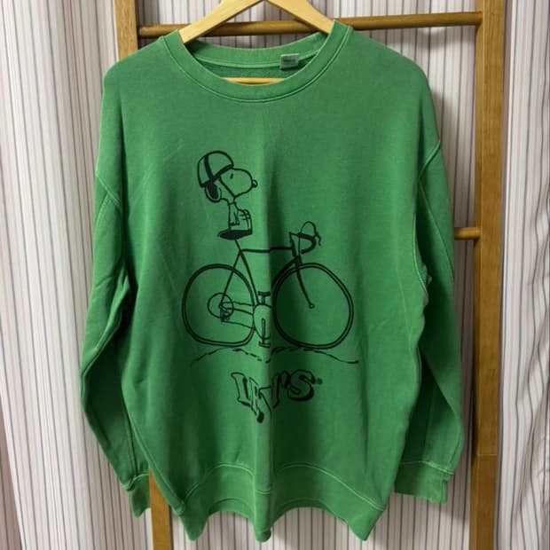 리바이스 X 스누피 맨투맨 XS 오버사이즈 스웨트셔츠