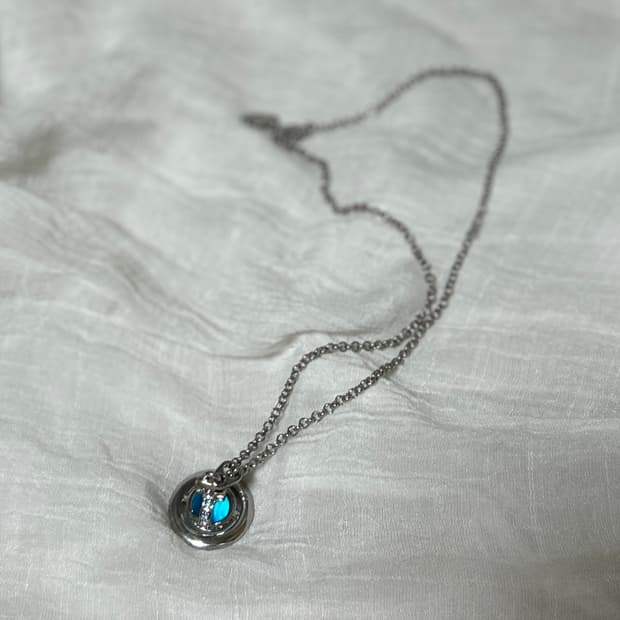 [비비안웨스트우드] Orb Necklace Blue Stone (Full