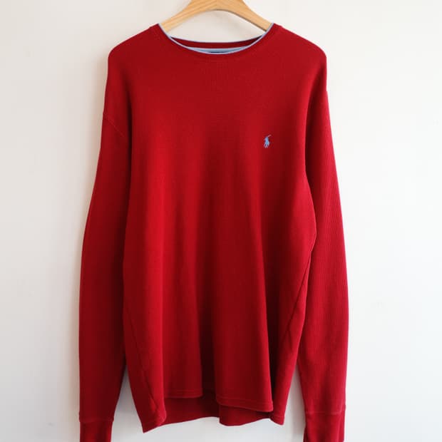 PoloRalphLauren 폴로 랄프로렌 와플 롱슬리브