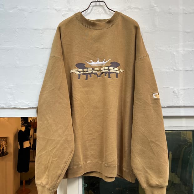 Bullrot Wear 기모 스웻셔츠 데저트 XL
