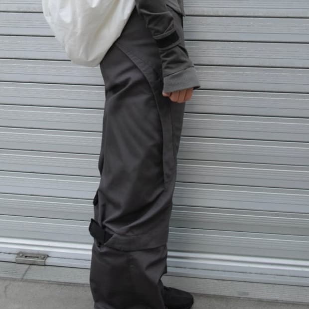 Convertible Moto Pants charcoal size 1