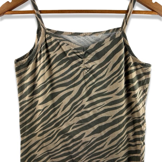 JPN Zebra Print Cami Top2883