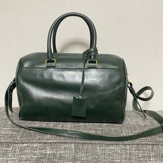 생로랑 더플 6 스무스 가죽 백 정품