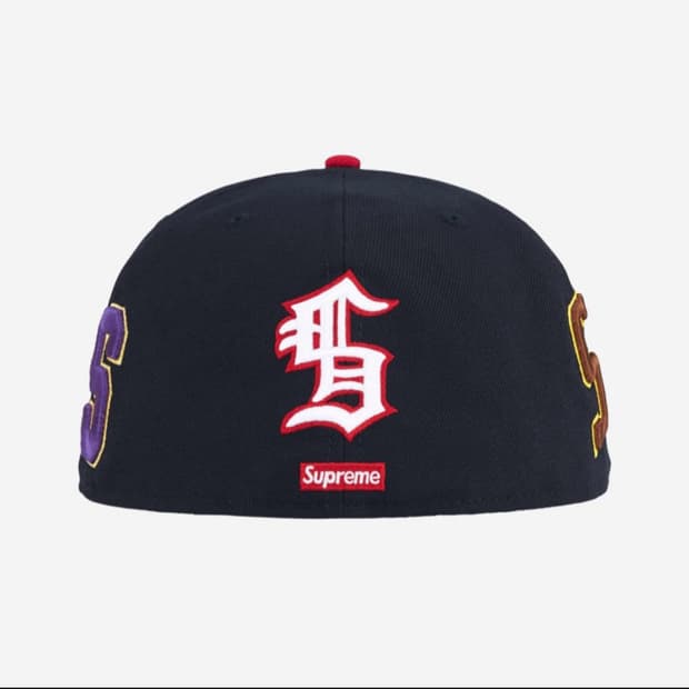 Supreme Multi S Logo New Era Navy 슈프림뉴에라