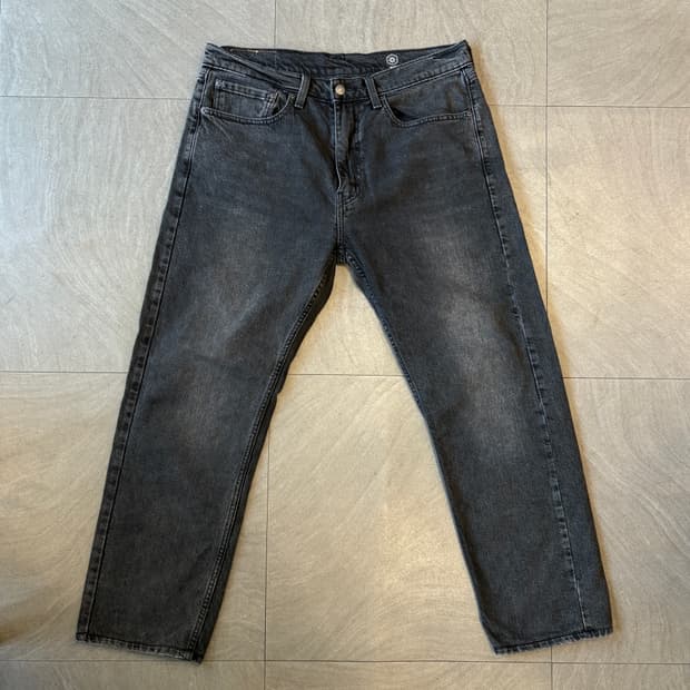 리바이스 정품 505 데님 블랙 팬츠 바지