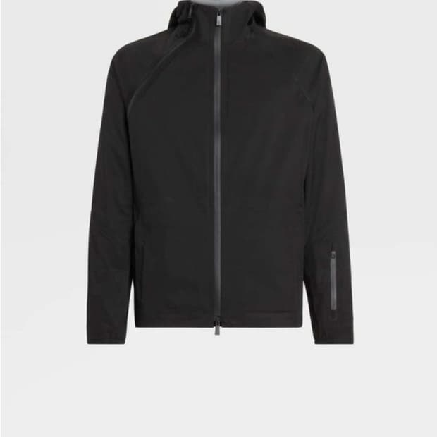 제냐 3레이어 쉘 자켓 블랙  xl