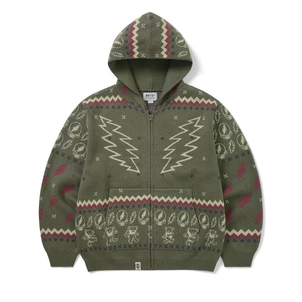 [디네뎃] GD Iconography Knit Zip Hoodie_XL