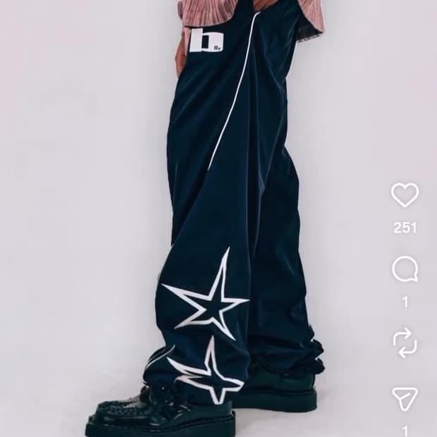 b0y 퍽보이 스타 트랙팬츠