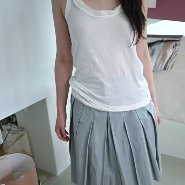 Sacai Luck - White Tank Top 