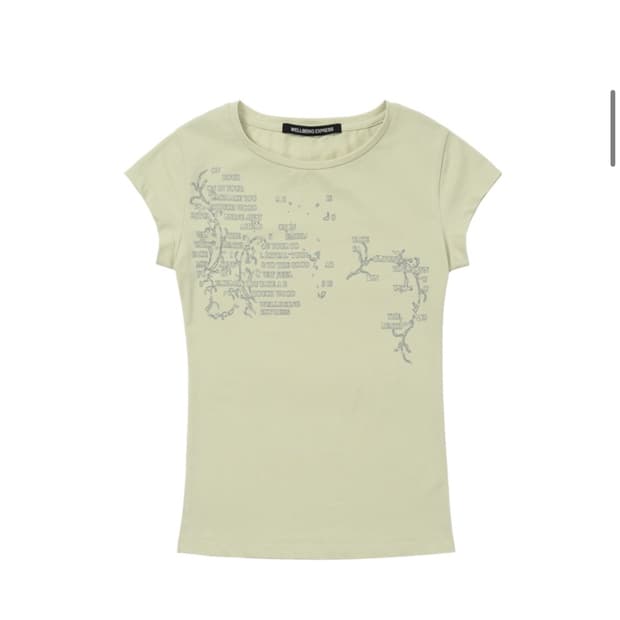 웰빙익스프레스 Message Vine Half Sleeve Mint