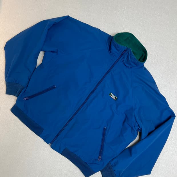 엘엘빈 나일론 웜업자켓 블루/그린 XL사이즈