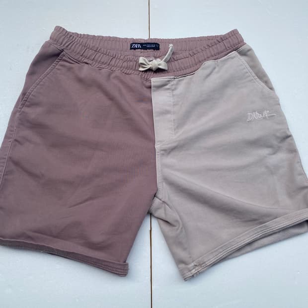 Zara 투톤반바지 34