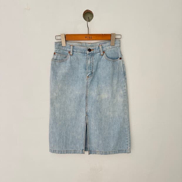 denim midi skirt(데님 미디 스커트)