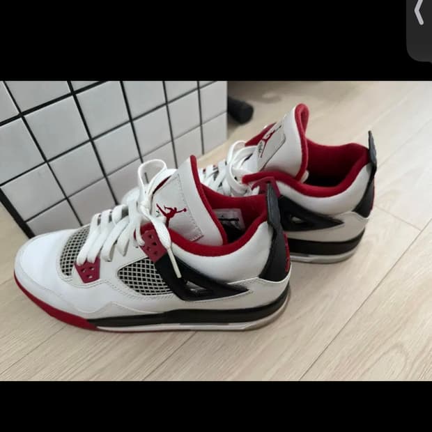 나이키 조던4 레트로 OG 파이어 레드 250