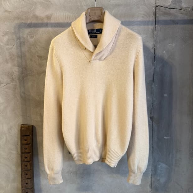 폴로 랄프로렌 숄칼라 니트 100