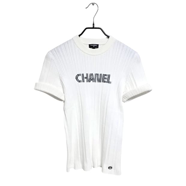 샤넬 여성 코튼 반팔니트