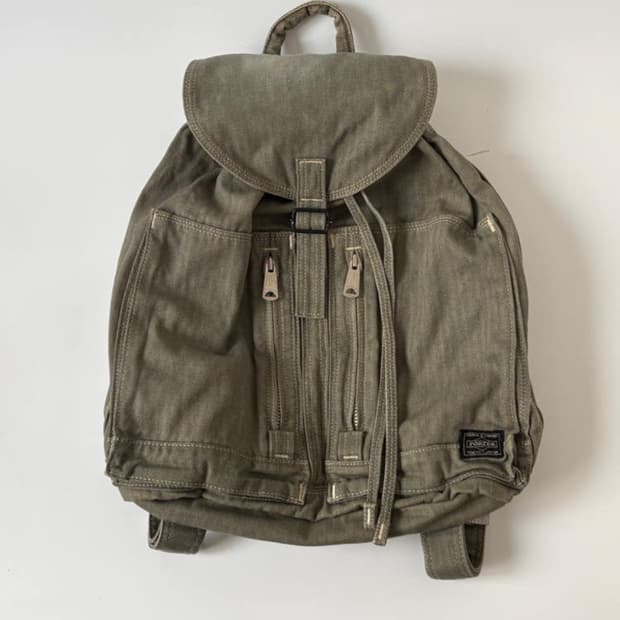 구매) 포터 헤링본 럭색 카키