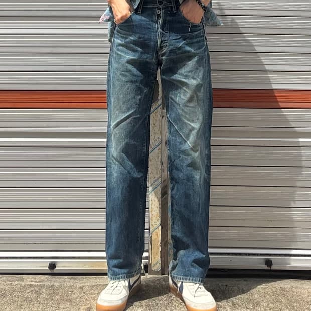 일본 아바하우스 셀비지 데님 팬츠