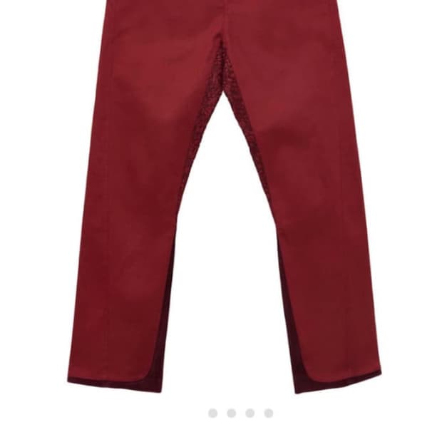xlim net trousers burgundy