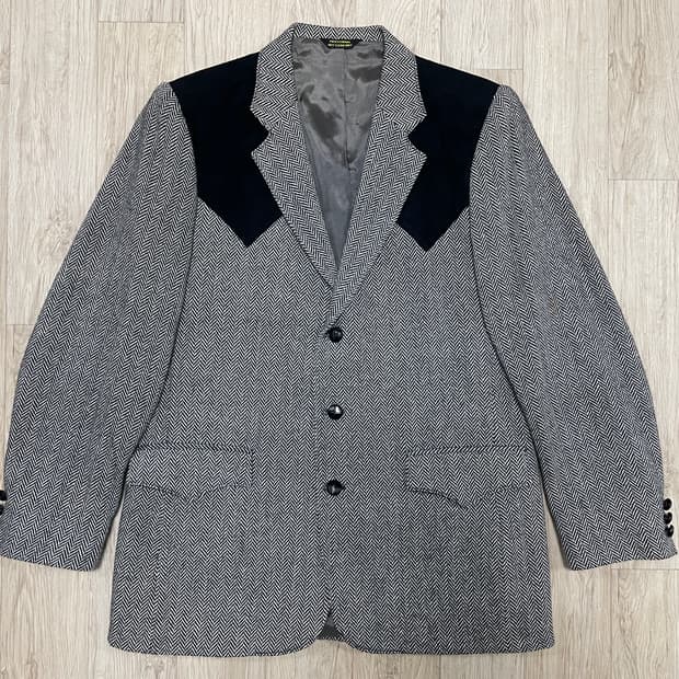 100) 60's HbarC 헤링본 울 웨스턴자켓(데드스탁)RRL&LVC