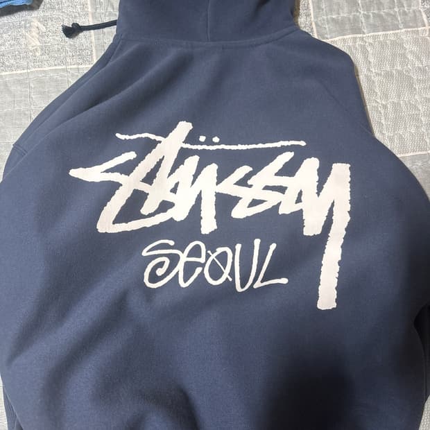 스투시 스탁서울 후드집업