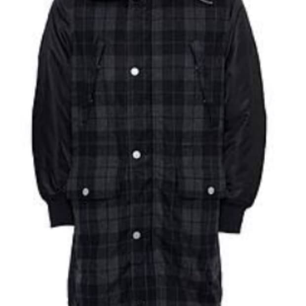 ARMANI EXCHANGE 자켓형 체크코트