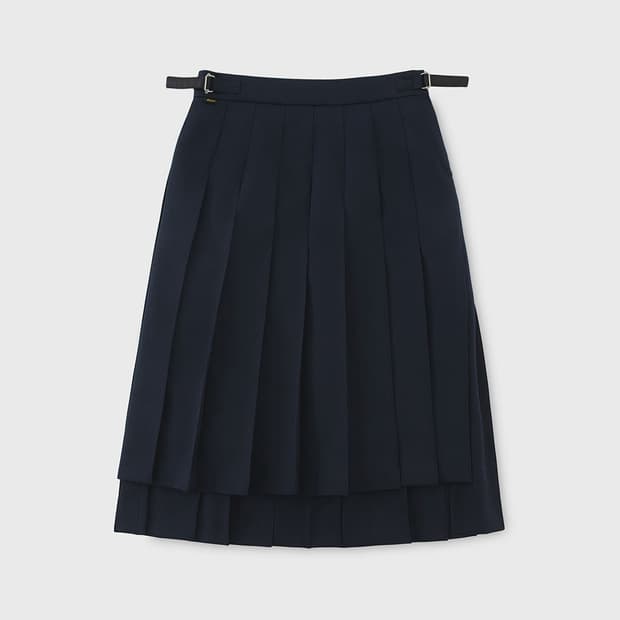헤리티지플로스 pleated skirt