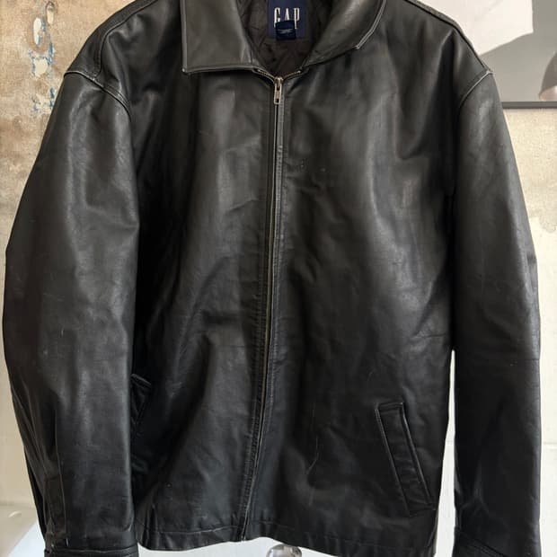 올드갭 레더 자켓
