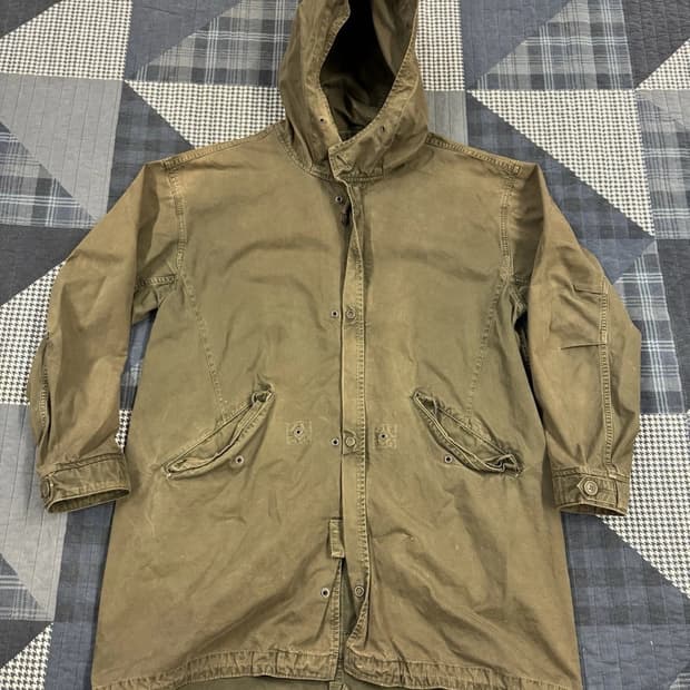 재패니즈 빈티지 90s 갭 밀리터리 리프로 아노락 파카 M