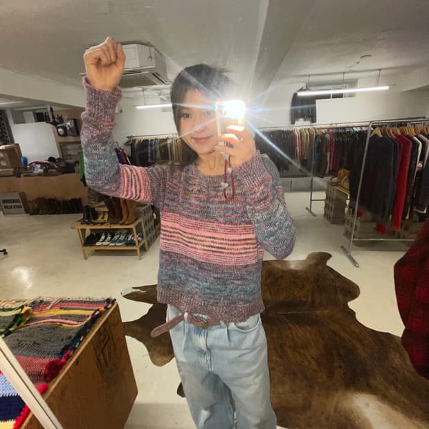 GAP psychedelic ombre knit 사이키델릭 옴브레 니트