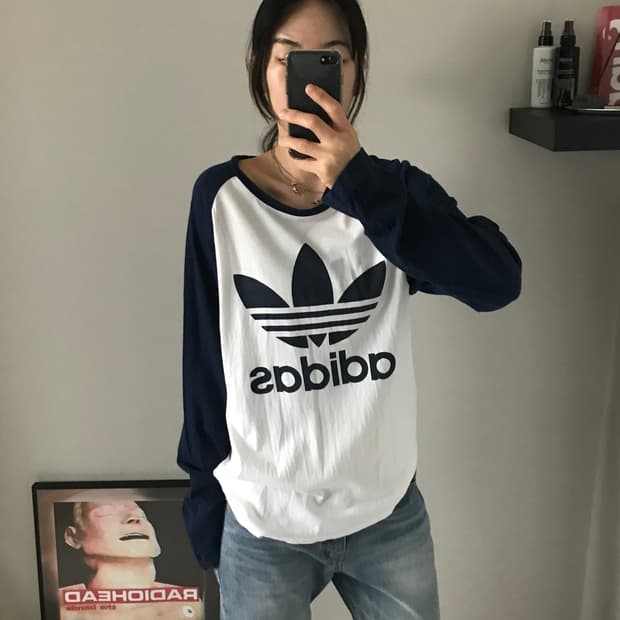 아디다스 트레포일 나그랑 긴팔 롱슬리브티