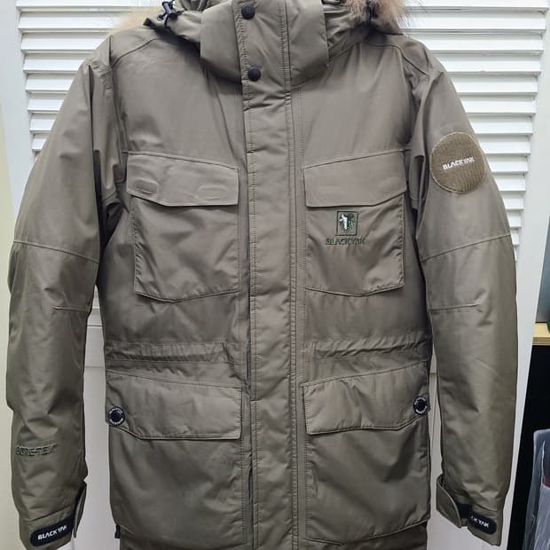 블랙야크 고어텍스 구스다운 패딩 파카