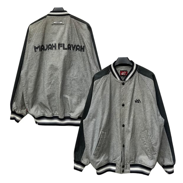 MF 마자플라바 데님 스타디움 베이스볼 자켓 105
