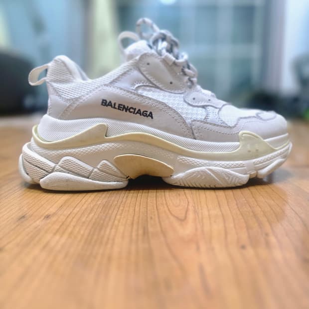 발렌시아가 트리플 S 아이보리 36