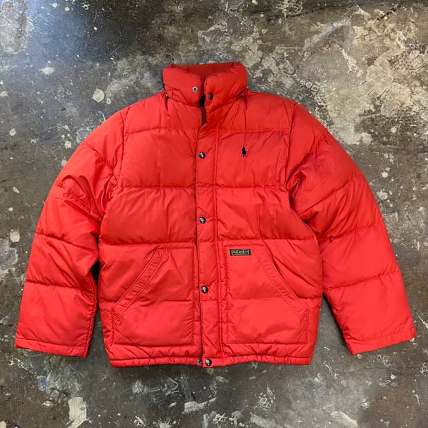 95) 폴로 랄프로렌 덕다운 패딩 점퍼 오리털 패딩자켓 아메카지 워크웨어